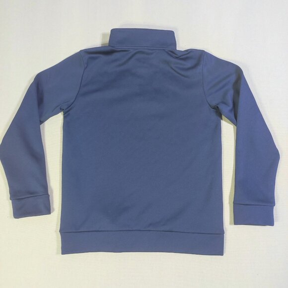 Under Armour zip neck pullover / sweatshirt youth boy size M purplish blue - Picture 4 of 10